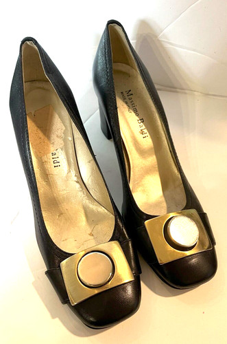 Massimo baldi black leather - baldi,
